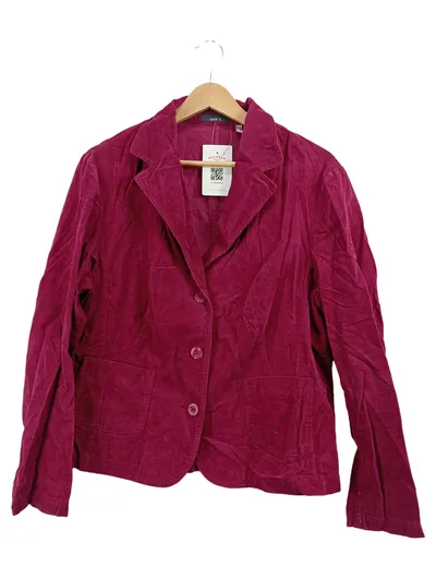 JAKE*S Damen Cordjacke Pink Gr. 44 Casual Baumwolle