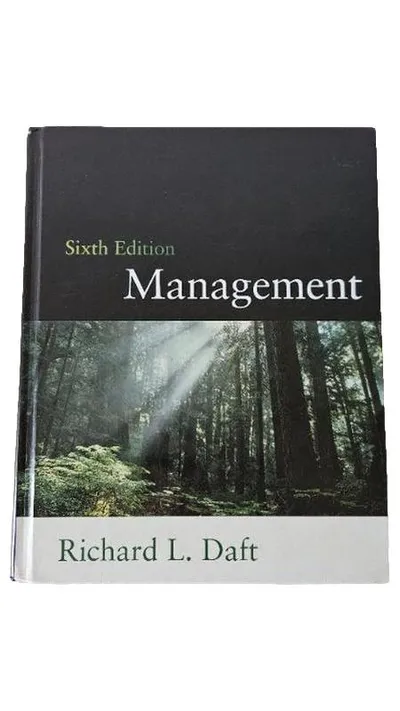 Management Richard L. Daft Sixth Edition Fachbuch Wirtschaft Studium