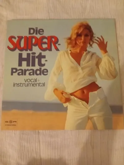 Die Super-Hit-Parade SR International Vinyl LP Schallplatte Retro Weiß
