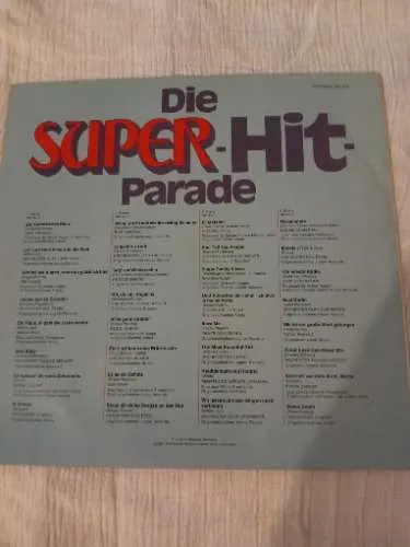 Die Super-Hit-Parade SR International Vinyl LP Schallplatte Retro Weiß