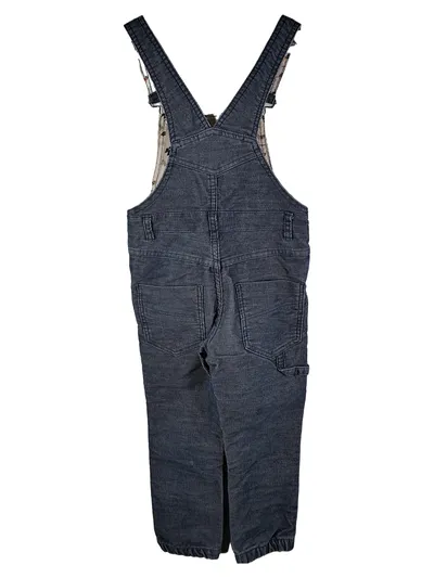 Furlano Latzhose Kinder Gr. 104 Blau Cord Jeans Hose mit Patches