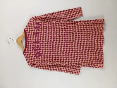 Sanetta Mädchen Freizeitkleid Rosa Hahnentritt Gr. 152 Baumwolle