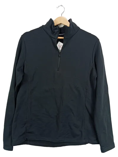CMP Damen Fleece Pullover Troyer Schwarz Gr. 44 XXL Sport Outdoor