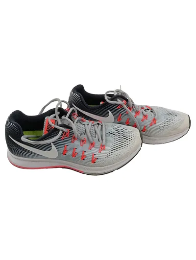 Nike Zoom Pegasus 33 Herren Laufschuhe Gr. 41 Grau Sportschuhe Running