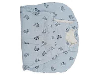 My Little Bear Baby Schlafsack Dinosaurier Motiv Blau 84 cm