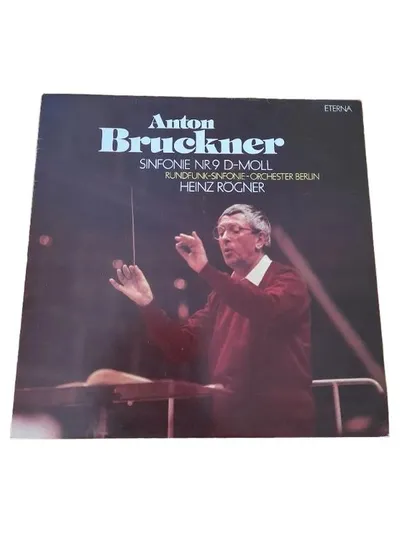 Anton Bruckner Sinfonie Nr. 9 D-Moll Heinz Rögner Eterna Vinyl LP Klassik