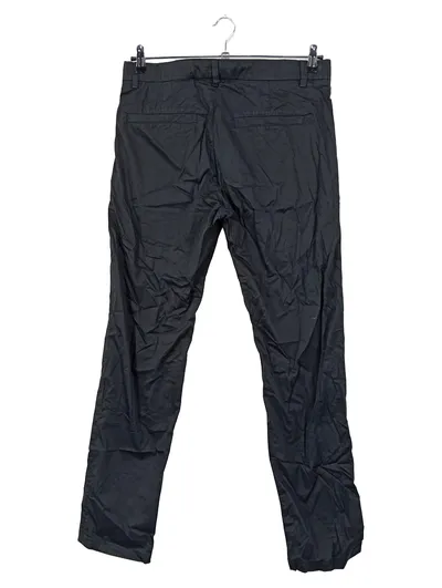Bogner Herren Stoffhose Schwarz Gr. 48 W32 M Casual Kordelzug Baumwolle