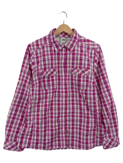 The North Face Damen Freizeithemd Kariert Pink Gr. 40 Outdoor