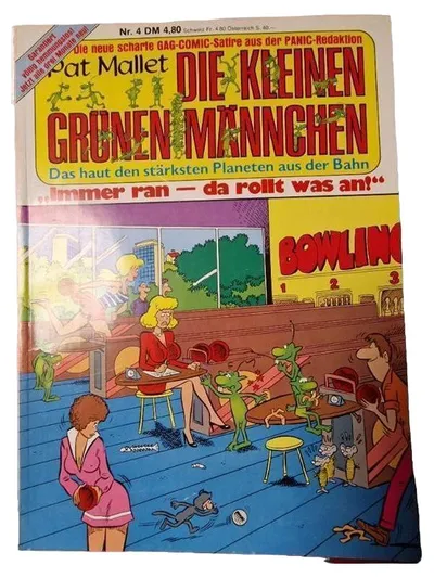 Die kleinen grünen Männchen Pat Mallet Comic Band 4 Satire