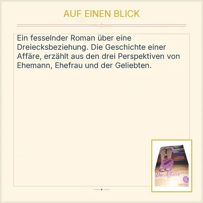 Die Affaire - Anna Dillon Roman Fischer Kinder- und Jugendbuch