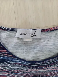 Collection L Pullover Damen Gr. 40 Mehrfarbig Wellenmuster 3, 4-Arm Casual 3