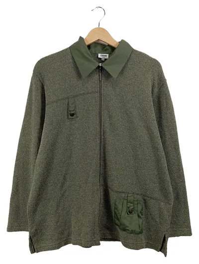 Calypso St. Barth Sweatjacke Damen Gr. 46 Grün Casual Reißverschluss