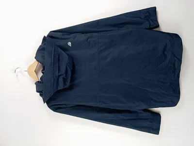 Didriksons Damen Outdoorjacke Regenjacke Blau Gr. 38 M Kapuze Waterproof