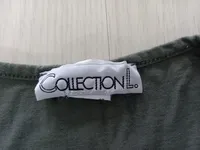 Collection L Damen T-Shirt Gr. 40 Oliv 3, 4-Arm Baumwolle Modal Casual 3