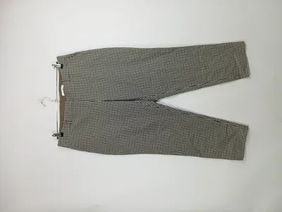 HUGO BOSS Damen Stoffhose Kariert Braun Gr. 44 W35 XXL Klassisch