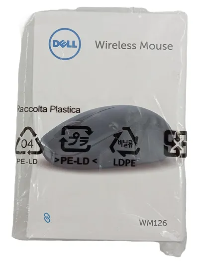 Dell WM126 Wireless Computer Maus Kabellos Schwarz CN-0DW8YV