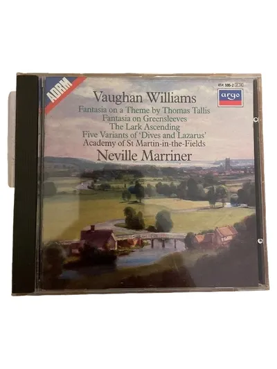 Vaughan Williams Fantasia on a Theme by Thomas Tallis Neville Marriner CD