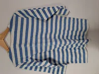 Collection L Damen Pullover Gr. 42 XL Blau Gestreift Maritim 3, 4-Arm 3