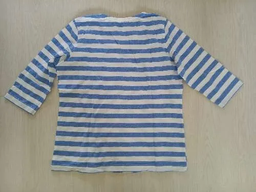 Collection L Damen Pullover Gr. 42 XL Blau Gestreift Maritim 3, 4-Arm 4