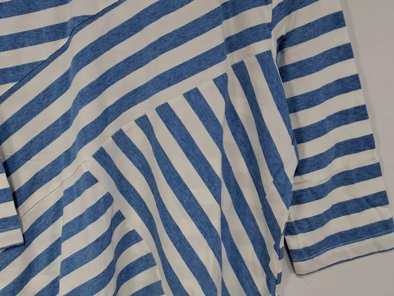 Collection L Damen Pullover Gr. 42 XL Blau Gestreift Maritim 3, 4-Arm 6