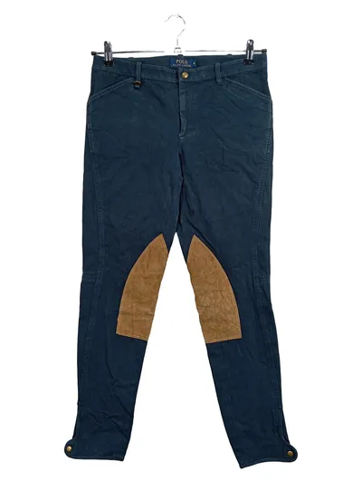 Polo Ralph Lauren Reithose Damen Gr. 38, US 8 Dunkelblau mit Besatz