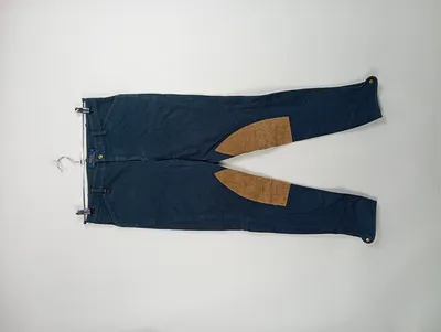 Polo Ralph Lauren Reithose Damen Gr. 38, US 8 Dunkelblau mit Besatz