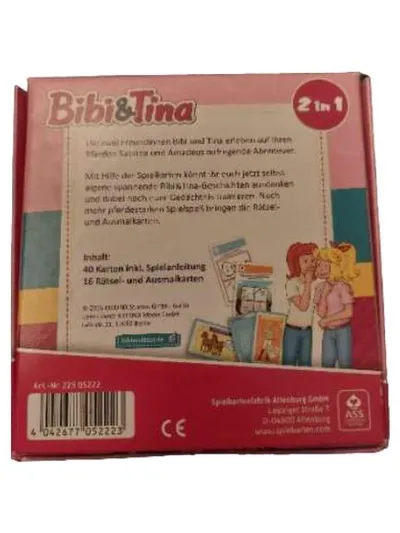 Bibi & Tina Abenteuer zum Selbsterzählen Kartenspiel 2in1 ASS