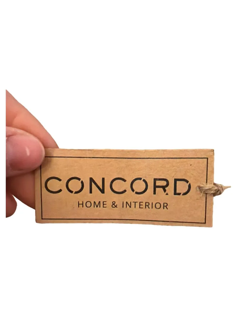 Concord Übertopf Zylinder Metall Glas Beige 12x14 cm Boho Natur 2