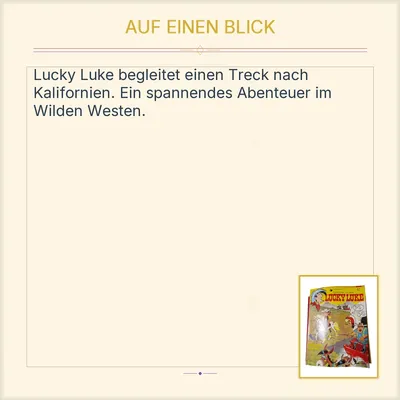 Lucky Luke Comic Band 39 Kalifornien oder Tod Morris Goscinny Ehapa