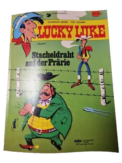 Lucky Luke Stacheldraht auf der Prärie - Morris - Comic - Band 34