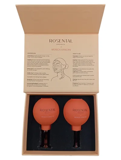 Rosental Organics Face Cups Lift & Sculpt Gesichtsmassagegerät Set Orange