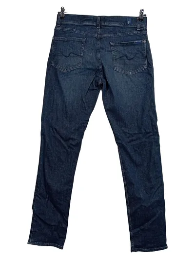 7 For All Mankind Slimmy Tapered Jeans Herren Blau W33;42;XL Casual