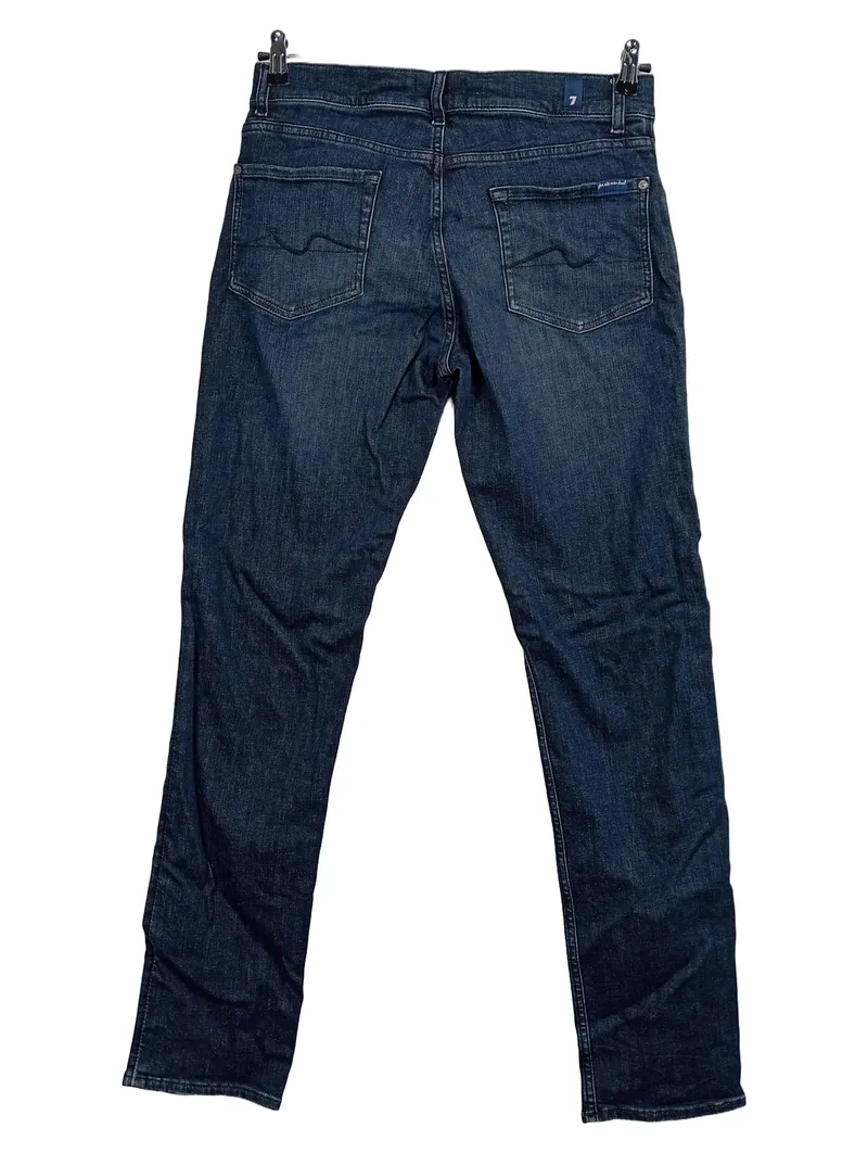 7 For All Mankind Slimmy Tapered Jeans Herren Blau W33;42;XL Casual 2