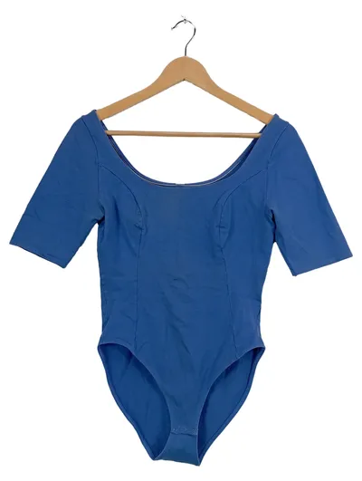 Bleyle Damen Body Kurzarm Blau Gr. 44 XXL Basic Baumwolle