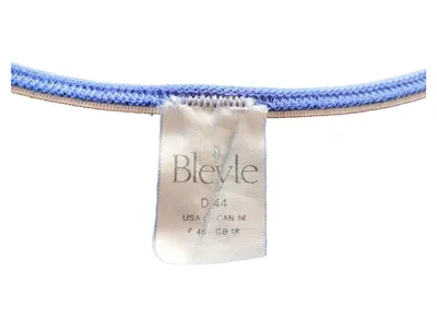 Bleyle Damen Body Kurzarm Blau Gr. 44 XXL Basic Baumwolle