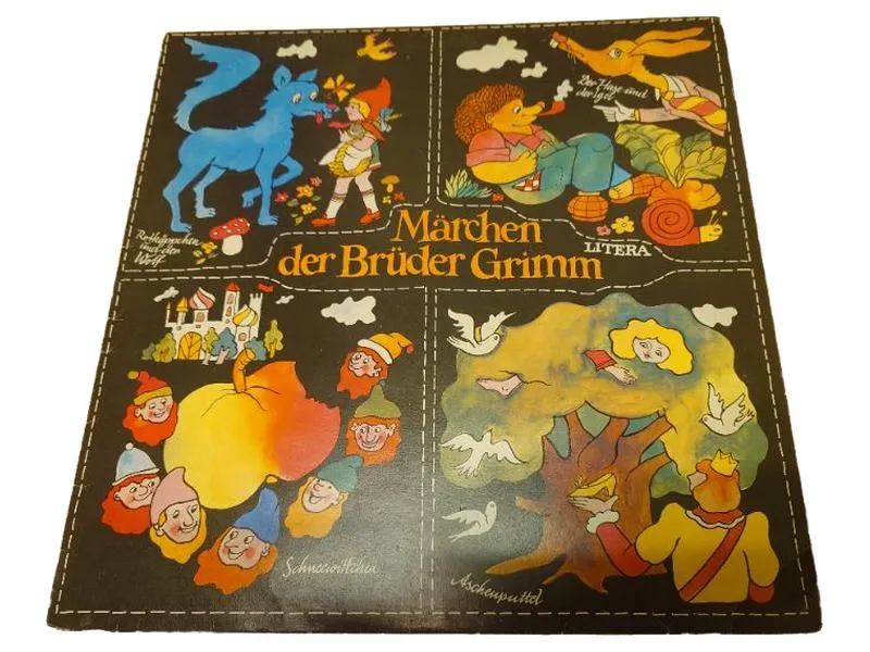 Arche Literatur Verlag Märchen Grimm Vinyl LP Aschenputtel Schneewittchen DDR 1