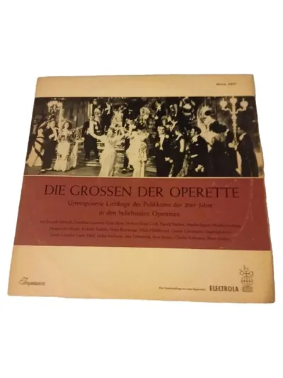Die Großen der Operette Electrola Vinyl Schallplatte 20er Jahre