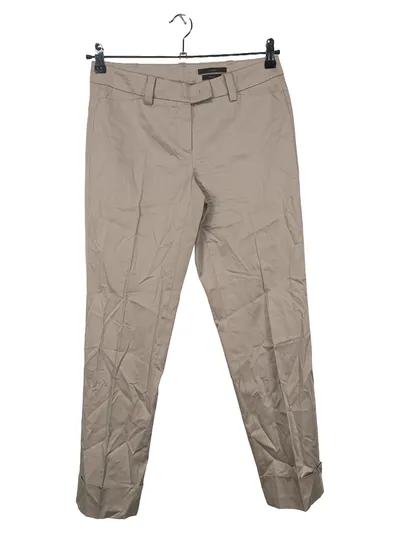 windsor. Damen Stoffhose Beige Slim Fit Gr. 36 W28 S Klassisch Baumwolle