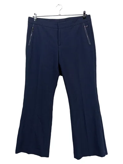 Bogner Damen Stoffhose Business Blau Gr. 42 W33 XL Reißverschluss-Details