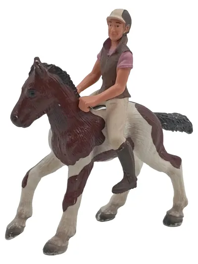 Schleich Reiterin mit Fohlen Pferd Spielfigur Set