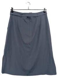Banana Republic Damen A-Linienrock Grau Gr. 42 XL Midirock Business Klassisch 2