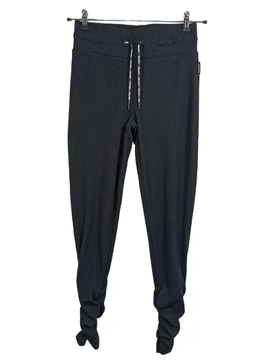 Bench. Damen Jogginghose Rippstrick Schwarz Gr. 36 S