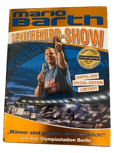 Mario Barth Die Weltrekord-Show Doppel-DVD Spezial-Edition Limitiert Live
