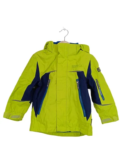 Raintex Kinder Outdoorjacke Grün Gr. 98 Kapuze All Weather Gear