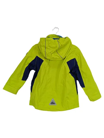 Raintex Kinder Outdoorjacke Grün Gr. 98 Kapuze All Weather Gear