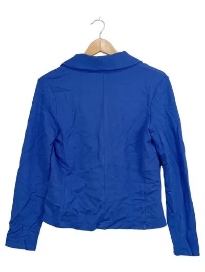 Rich & Royal Damen Blazer Blau Gr. 36 S Casual 1-Knopf Viskose