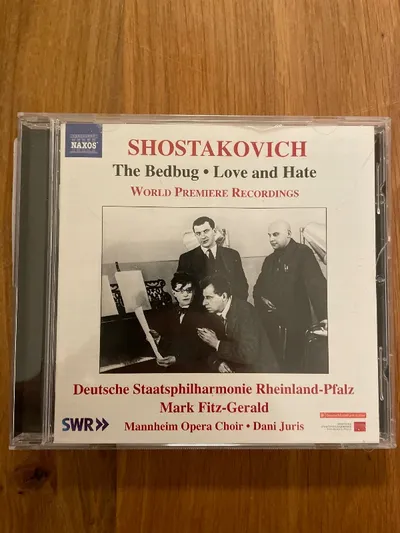 Shostakovich The Bedbug Love and Hate CD Naxos Klassische Musik