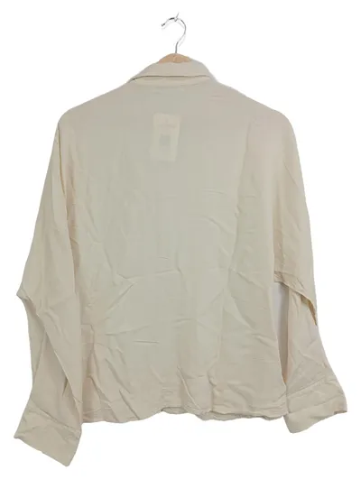 by-bar Damen Hemdbluse Beige Gr. 36 S Casual Viskose Langarm