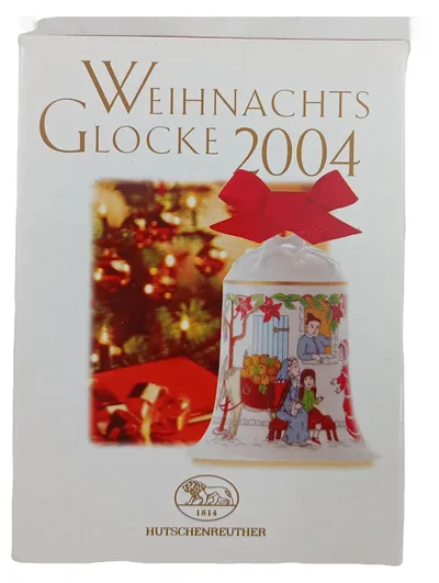 Hutschenreuther Weihnachtsglocke 2004 Porzellan Mehrfarbig