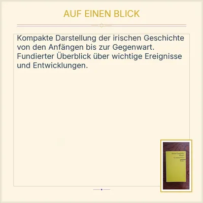 Kleine Geschichte Irlands Michael Maurer Reclam Sachbuch